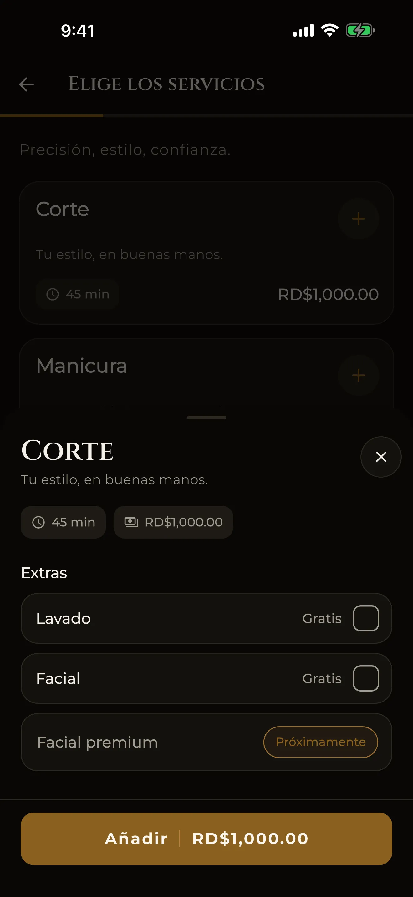 Pantalla de la app de Carmona: los detalles van de regalo